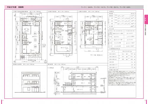 リフォームブックス / 日建学院 2級建築士 設計製図試験 課題 対策集